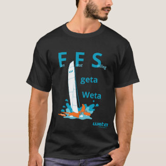 Camiseta Vela rápida divertida consigue un naranja Weta - ¿