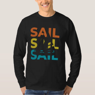 Camiseta Vela Retro Vintage Velero Barco Pontón Vela