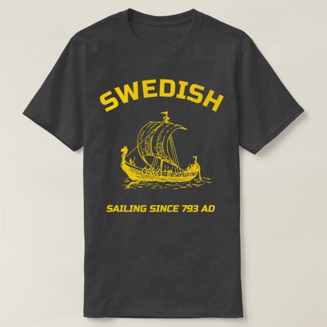 Camiseta Vela sueca en Suecia (Diseño del anverso)