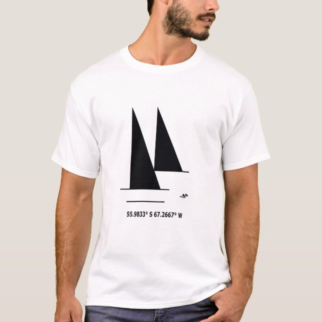 Camiseta Vela, velero, yate, océano, mar, marinero (Anverso)