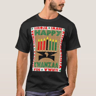 Camiseta Velas 7 Principios De Kwanzaa
