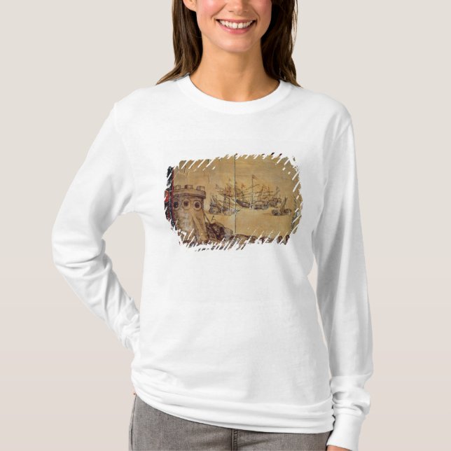 Camiseta Velas de Cortes para México, 1518 (Anverso)