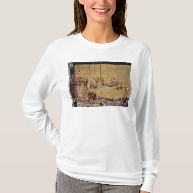 Camiseta Velas de Cortes para México, 1518 (Anverso)