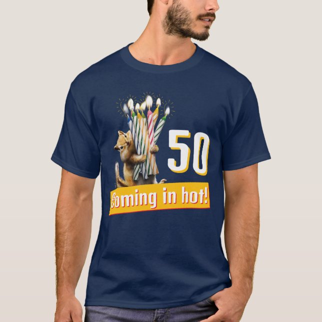 Camiseta Velas de cumpleaños de ardilla de tierra (Anverso)