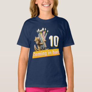 Camiseta Velas de cumpleaños de ardilla de tierra
