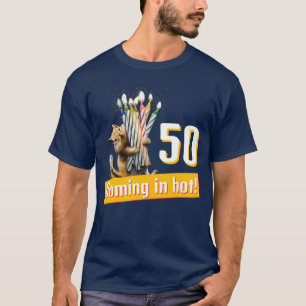 Camiseta Velas de cumpleaños de ardilla de tierra