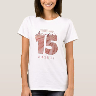 Camiseta Velas de cumpleaños número 15