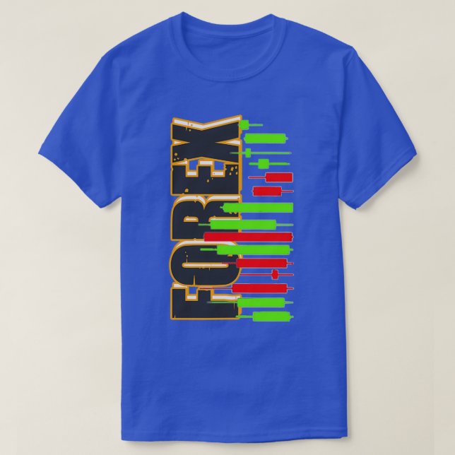 Camiseta Velas de Forex Trader (Diseño del anverso)