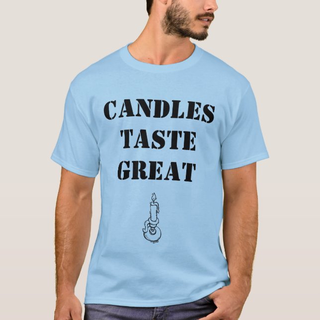 Camiseta Velas de gusto grande (Anverso)