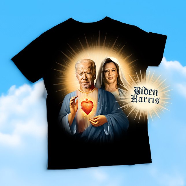 Camiseta Velas de la oración de Saint Biden Harris (Biden Harris Devotional Prayer T-shirt and Political Humor Tee)