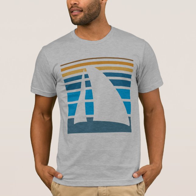 Camiseta Velas de la puesta del sol (Anverso)