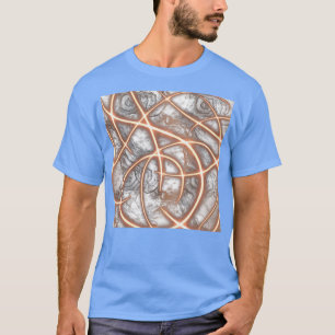 Camiseta Velas de oro en Metalizado