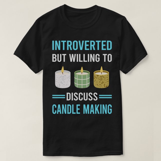 Camiseta Velas Introvertidas (Diseño del anverso)
