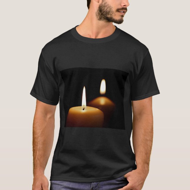Camiseta Velas tranquilizadoras llama a Art Tee (Anverso)