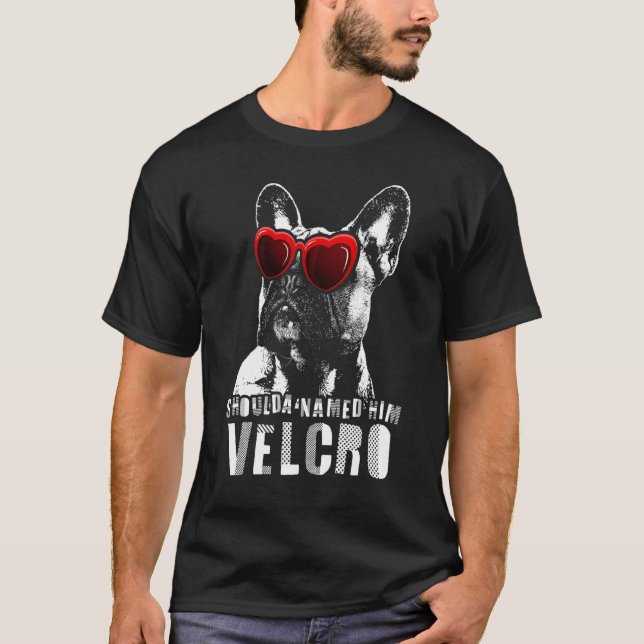 Camiseta Velcro Perro de Bulldog francés (Anverso)