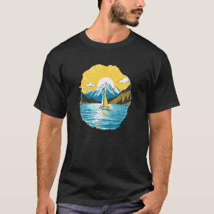Camiseta Velerismo velero Yate de vela Barco de vela Navega