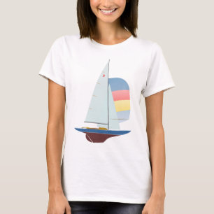 Camiseta Velero de las Carreras del diseño del dragón uno