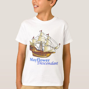 Camiseta Velero del descendiente de Mayflower
