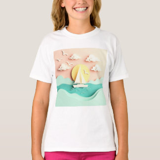 Camiseta Velero en el Mar