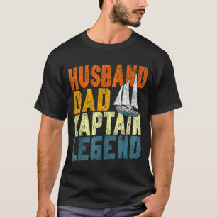Camiseta Velero retro vintage marido papá capitán