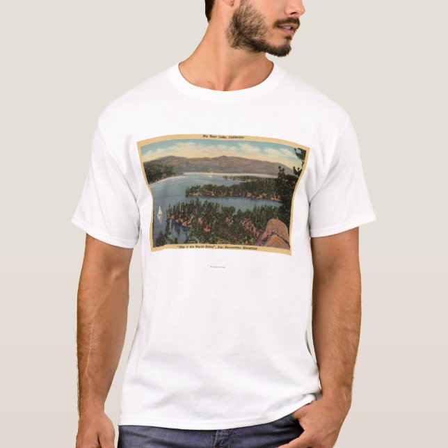Camiseta Veleros en el lago (Anverso)