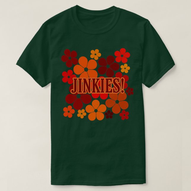 Camiseta Velma Jinkies impresión de poder de flor retro (Diseño del anverso)