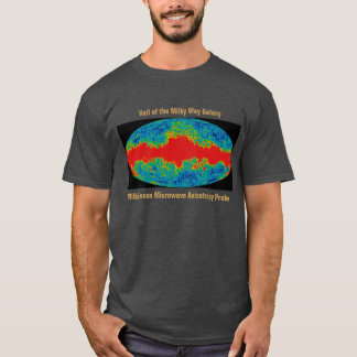 Camiseta Velo de la galaxia de la Vía Láctea sobre el unive