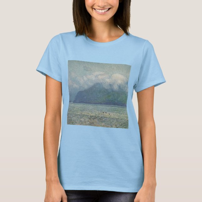 Camiseta Velo plateado y Puerta dorada de Childe Hassam (Anverso)