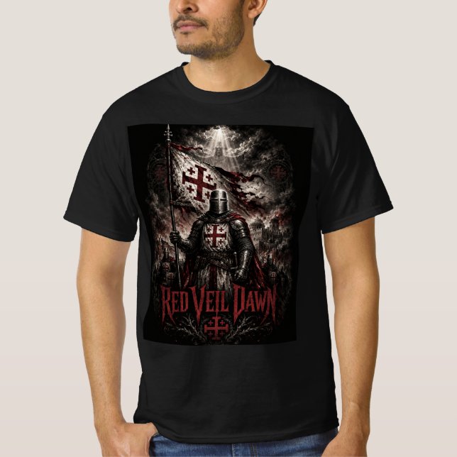 Camiseta VELO ROJO ALBA - Cruzado (Anverso)