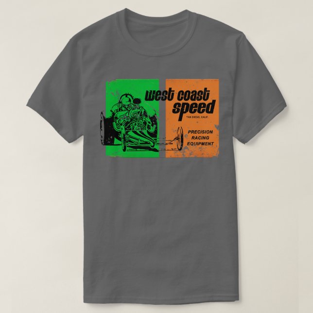 Camiseta Velocidad de la Costa Oeste (Diseño del anverso)
