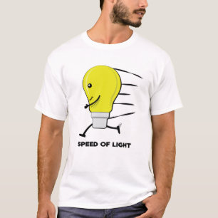 Camiseta Velocidad de la luz - Bombilla de ejecución divert