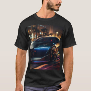 Camiseta Velocidad de la medianoche: un auto de concepto hi