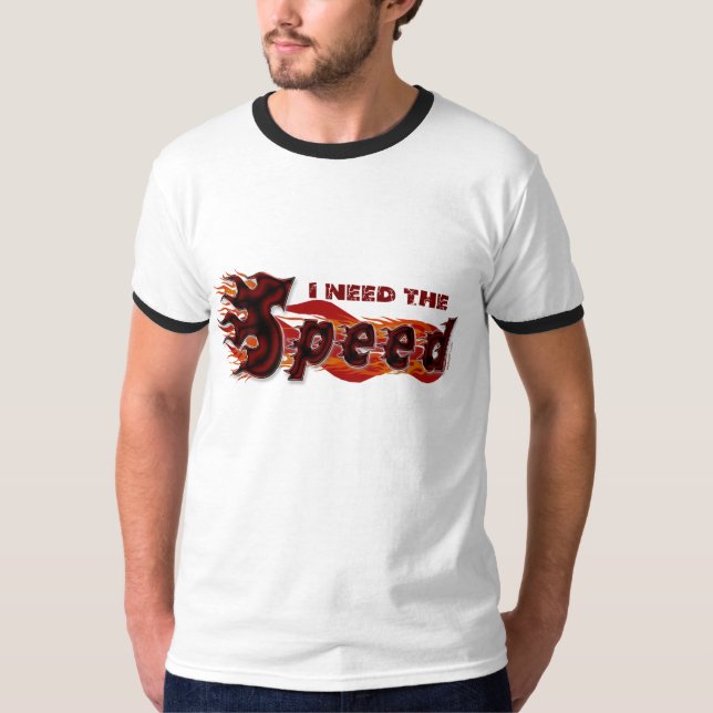 Camiseta Velocidad de la necesidad (Anverso)