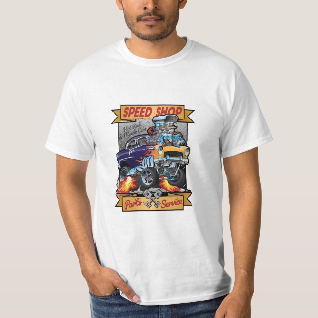 Camiseta Velocidad de la tienda de los músculos del arrecif (Anverso)