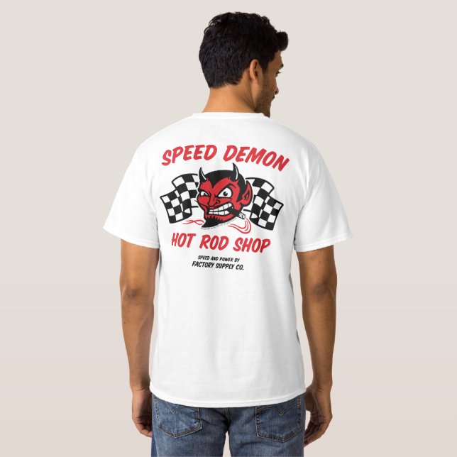 Camiseta Velocidad Demon SD002 (Reverso completo)