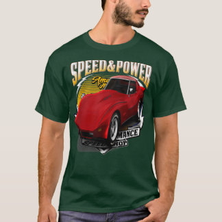 Camiseta Velocidad Y Potencia De Los Coches Musculares Esta