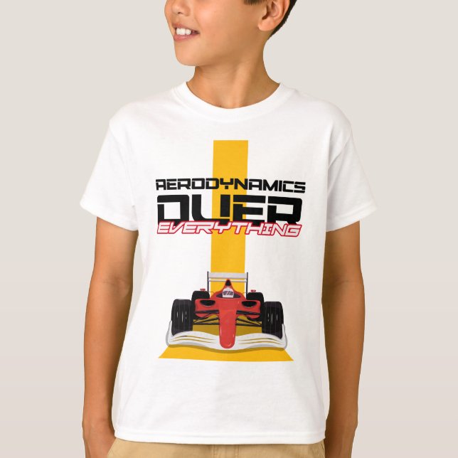 Camiseta Velocidad y precisión: primera aerodinámica (Anverso)