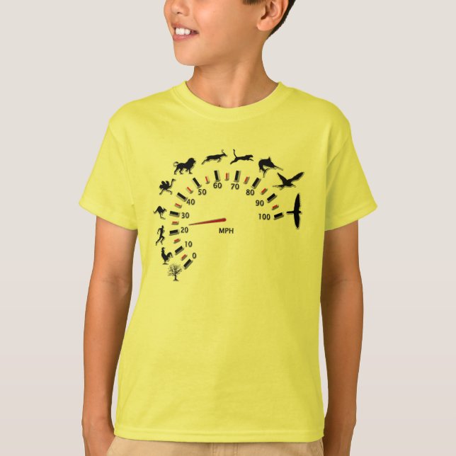 Camiseta Velocímetro animal (Anverso)