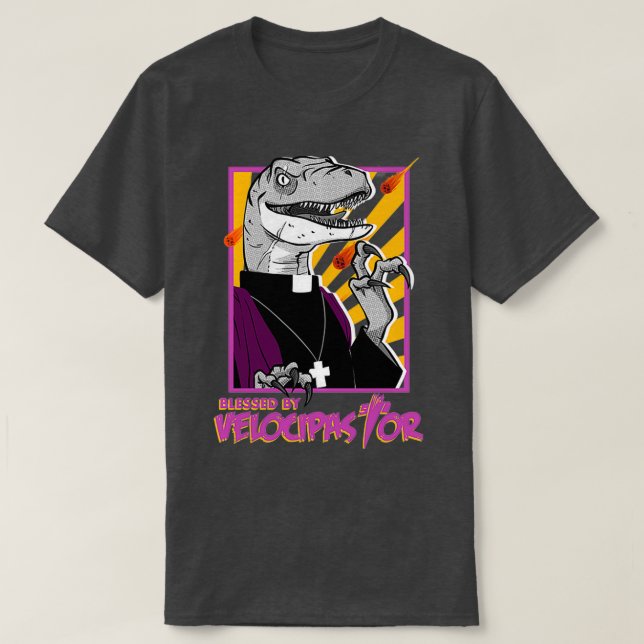 Camiseta Velocipastor (Diseño del anverso)