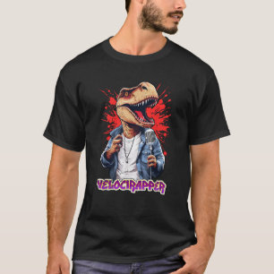 Camiseta Velocirapper Dino Funny Velociraptor Dinosa