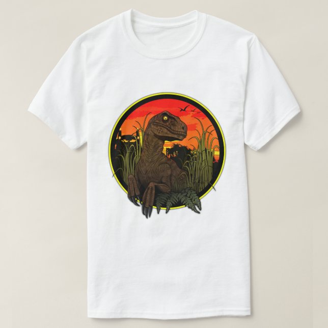 Camiseta Velociraptor - Chica Lista (Diseño del anverso)