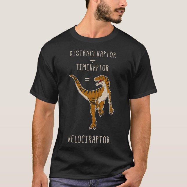 Camiseta Velociraptor = Distanceraptor  Timeraptor Essentia (Anverso)
