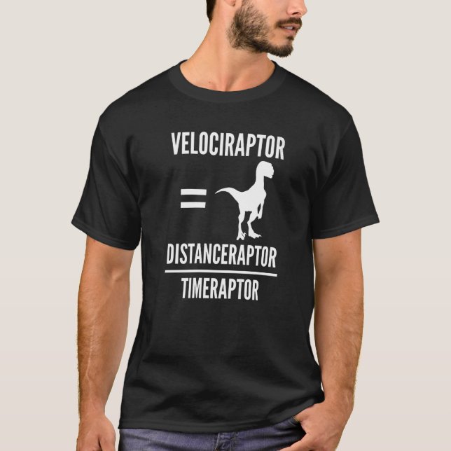 Camiseta Velociraptor Distanceraptor Timeraptor Mamáes de d (Anverso)