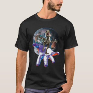 Camiseta Velociraptor Motif Raptor Dinosaurios Prehistórico
