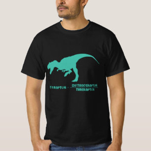 Camiseta Velociraptor=Raptor a distancia con el tiempo