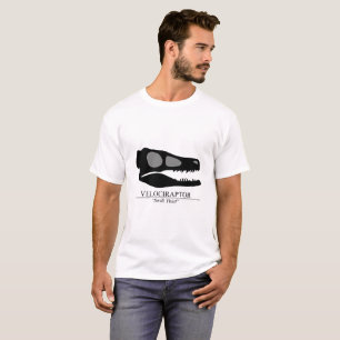 Camiseta Velociraptor Skull