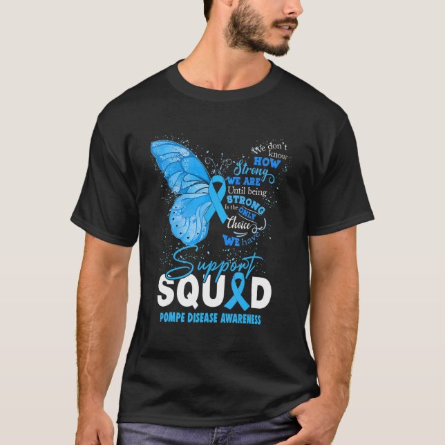 Camiseta Vemos Con Conciencia El Soporte De Mariposa Azul P (Anverso)