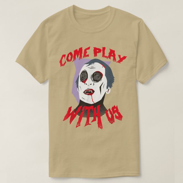 Camiseta Ven A Jugar Con El Atrapado Salón De La Tripulació (Diseño del anverso)