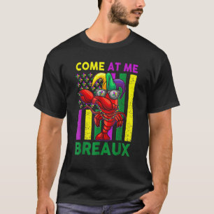 Camiseta Ven a Me Breaux Mardi Gras 2023 Crawfish USA Fla