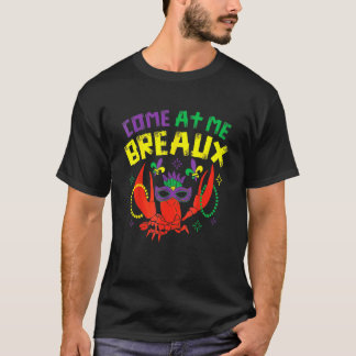 Camiseta Ven a Mí Breaux Cangrejos de Río Collares Mardi Gr
